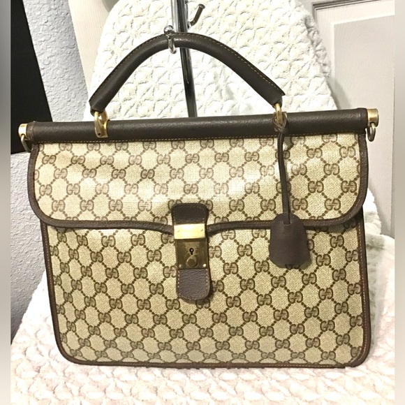 Gucci Other - Authentic Gucci Monogrammed Breifcase/Laptop Bag